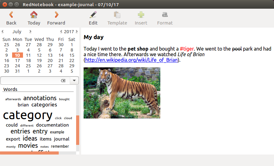 Diary Desktop App Mac
